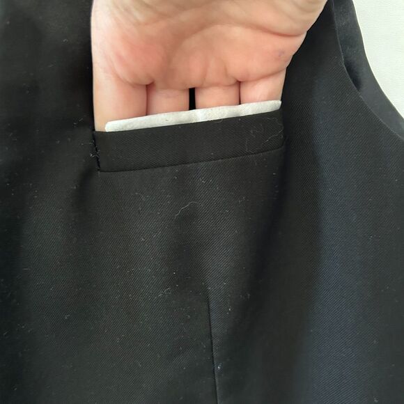 Coofandy Black Dress Vest Size Small - Picture 7 of 8